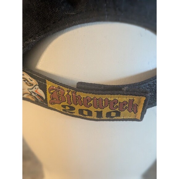 Bike Week 2010 Ocean City Maryland Baseball Cap Hat Adjustable Black Embroidered - Picture 3 of 4
